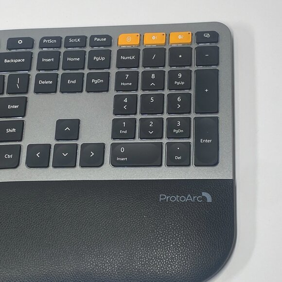 Ergonomic Backlit Wireless Keyboard EK01 Plus - Picture 5 of 12